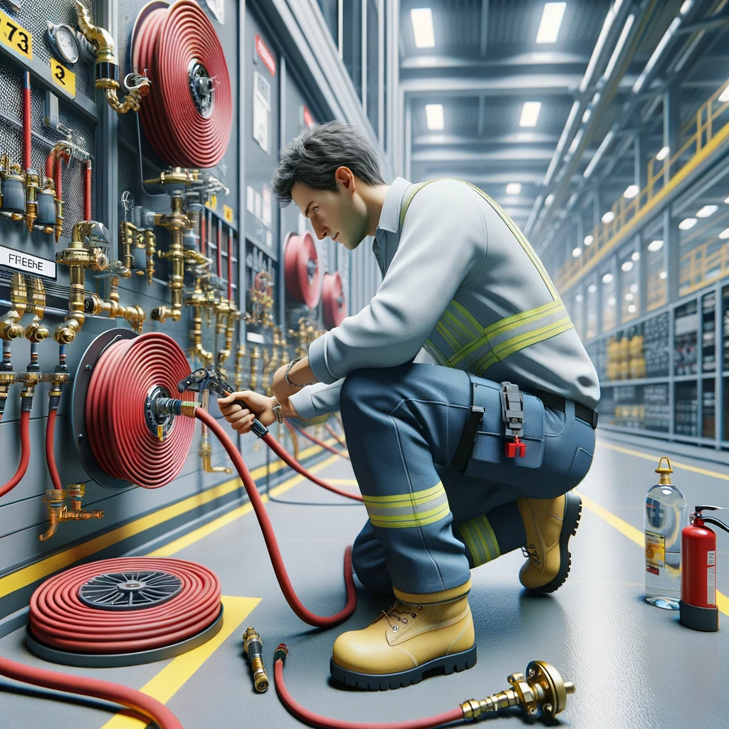 Mantenimiento a estaciones de mangueras para sistemas contra incendio